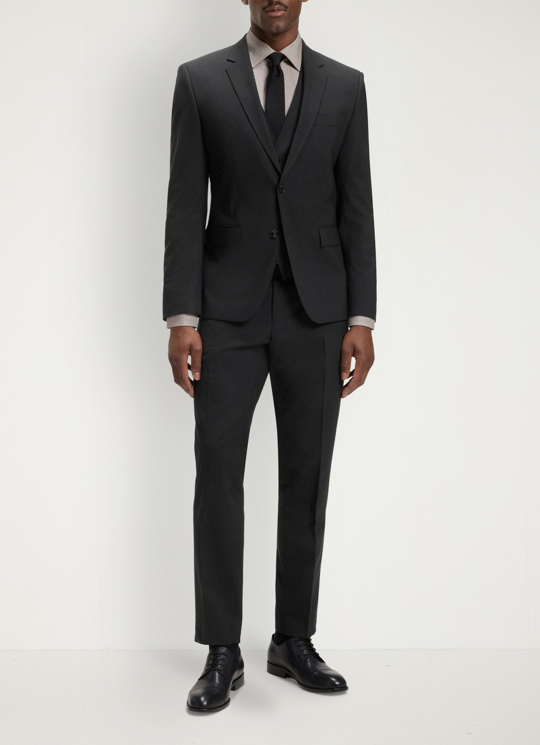 BOSS Slim fit 2-delig pak van scheerwol - detail 3 zwart