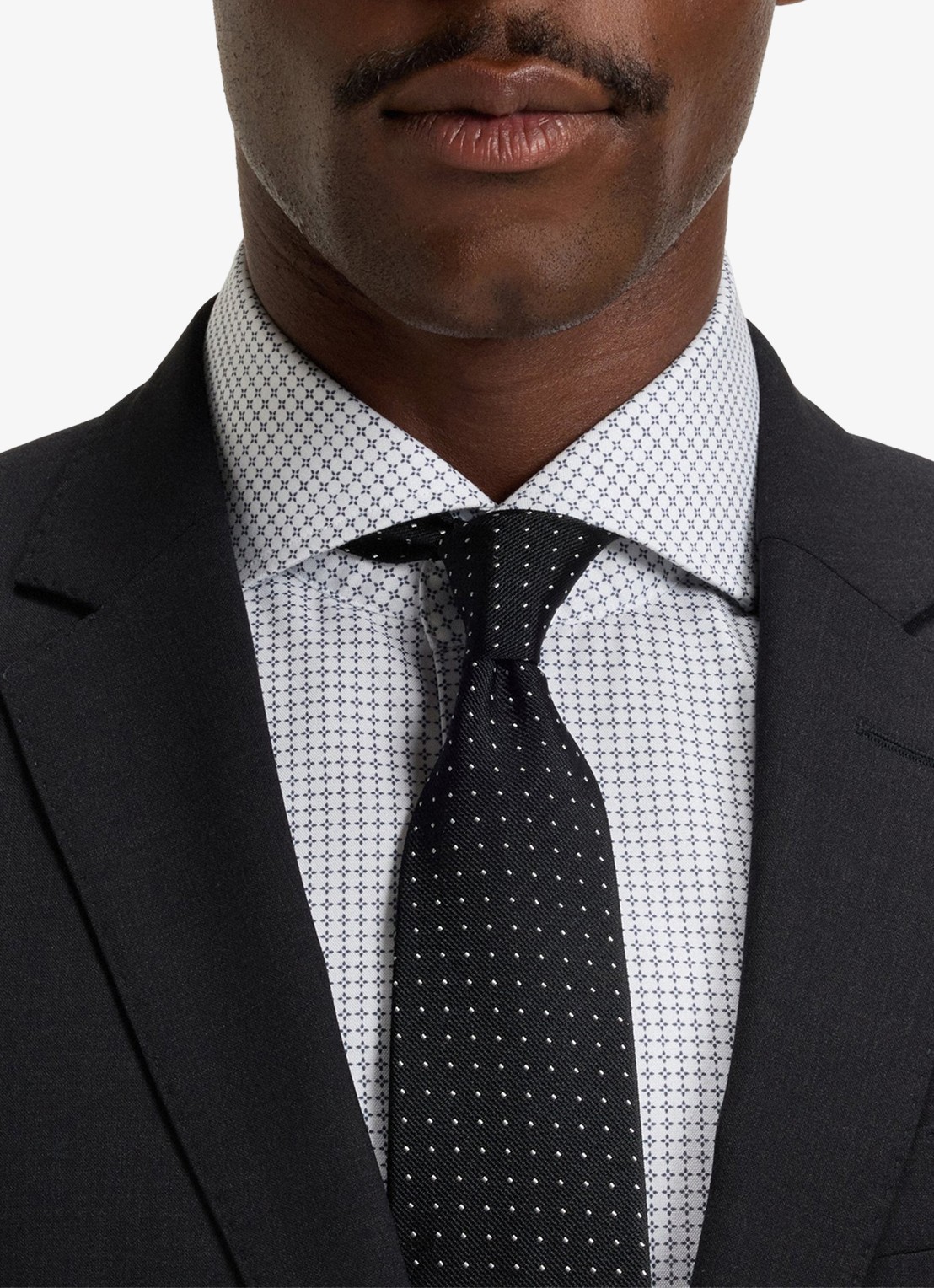 BOSS Slim fit 2-delig pak van scheerwol - detail 5 donkergrijs