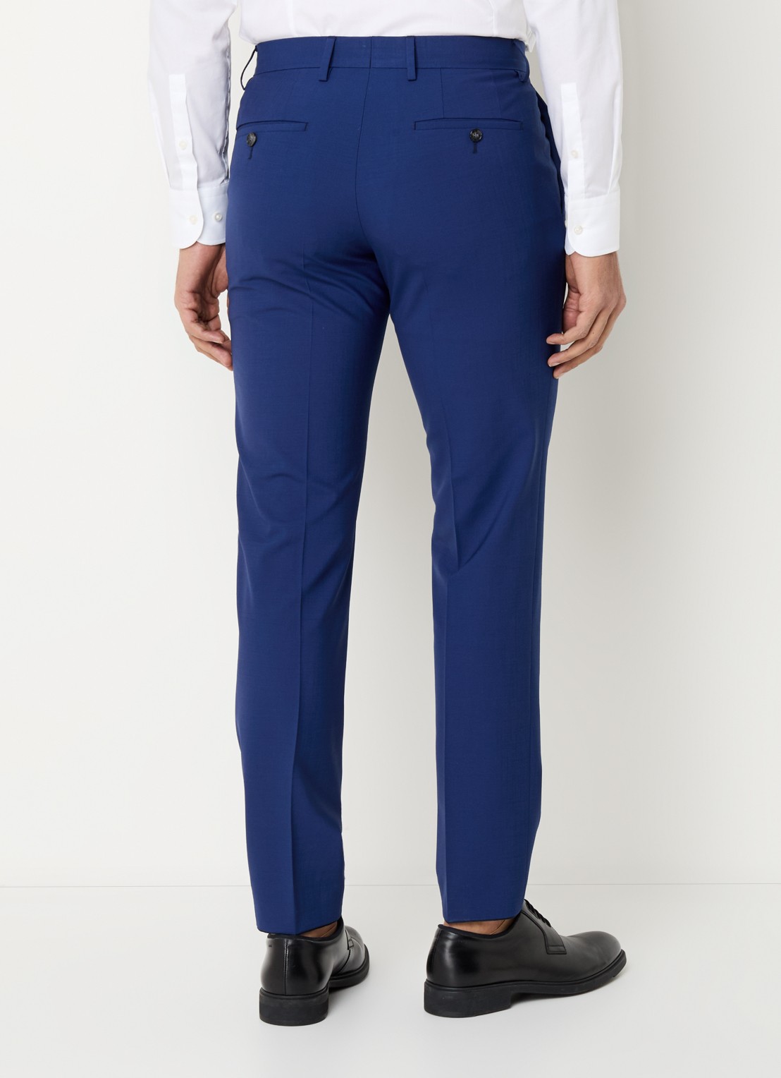 BOSS Slim fit 2-delig pak van scheerwol - achterkant 10 royalblauw