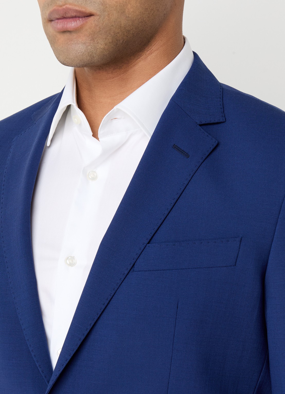 BOSS Slim fit 2-delig pak van scheerwol - detail 8 royalblauw