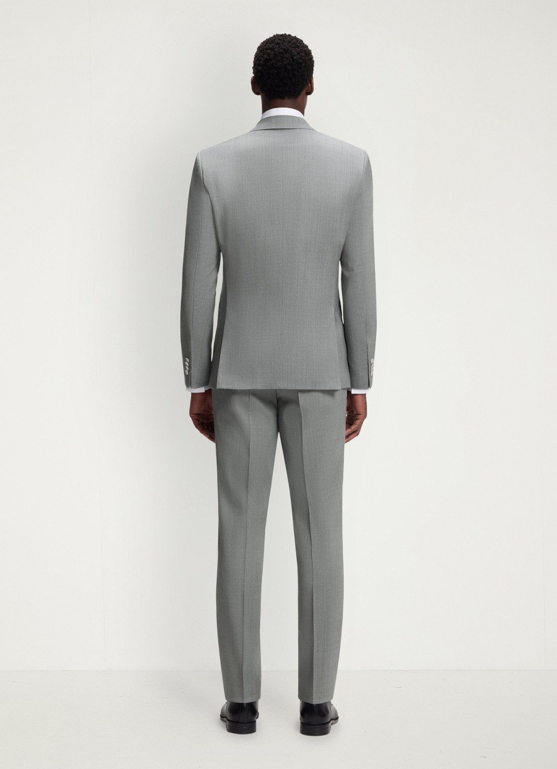 BOSS Slim fit 2-delig pak van wol - achterkant 6 dark beige-254 / beige
