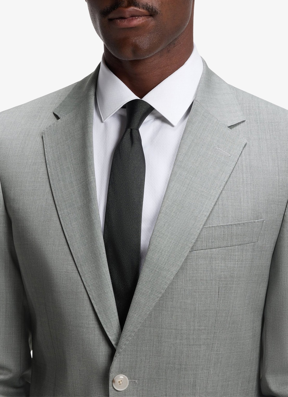 BOSS Slim fit 2-delig pak van wol - detail 3 dark beige-254 / beige