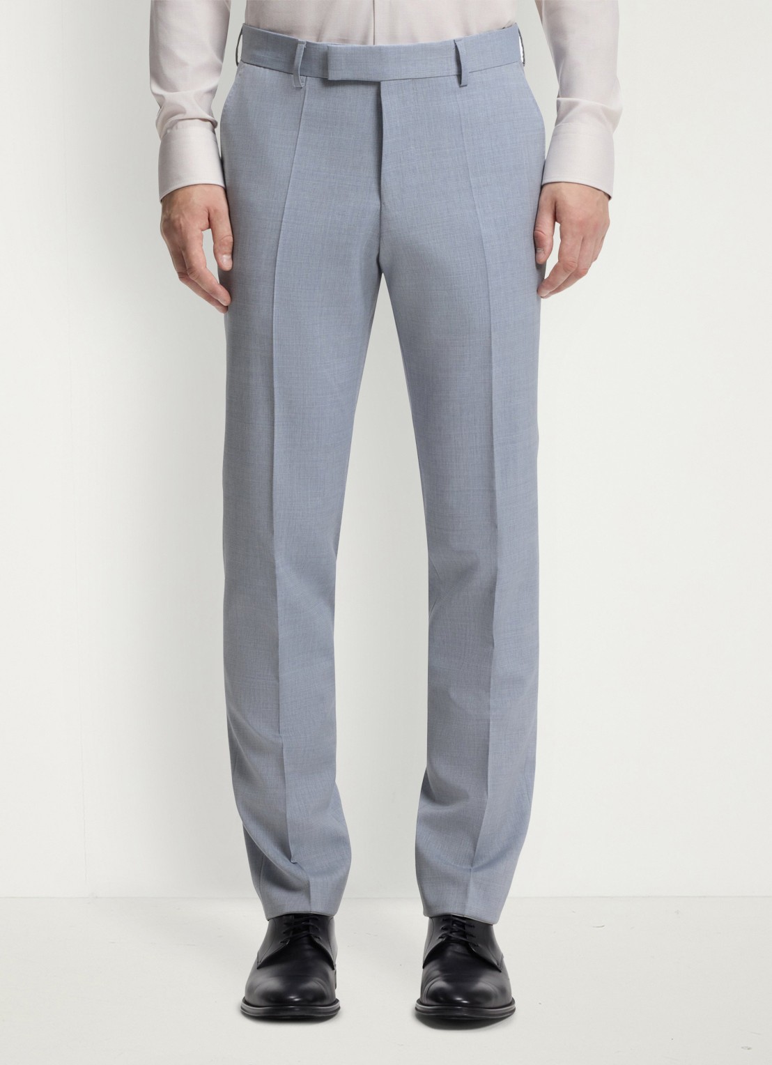 BOSS Slim fit 2-delig pak van wol - detail 7 light/pastel blue-450 / lichtblauw