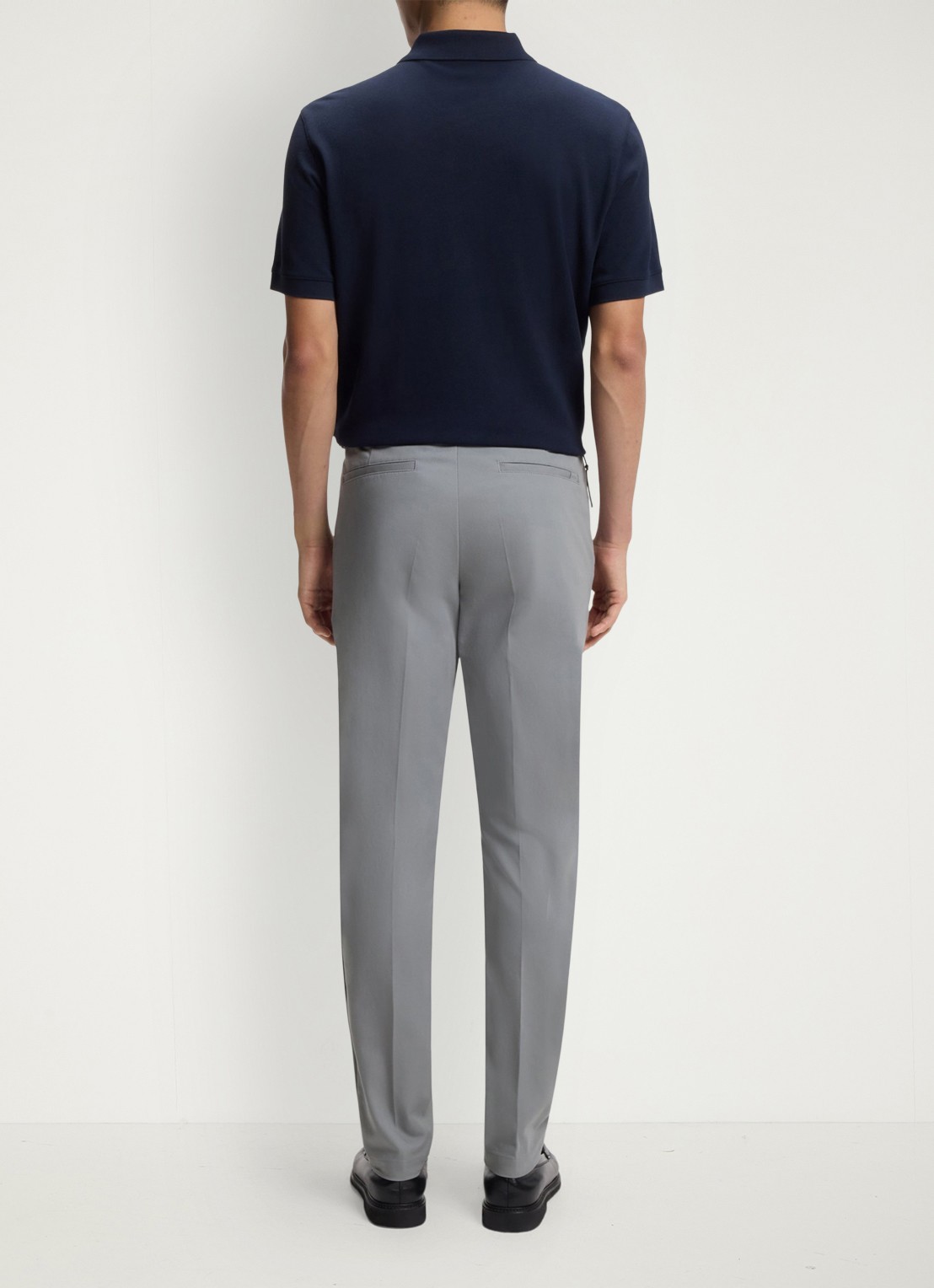 BOSS Slim-fit broek van een katoenmix met stretch - detail 2 silver-047 / zilver