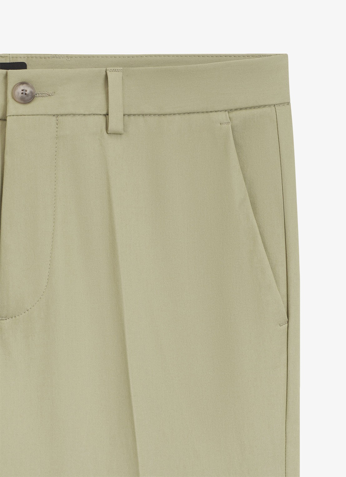 BOSS Slim-fit broek van een katoenmix met stretch - detail 2 dark beige-254