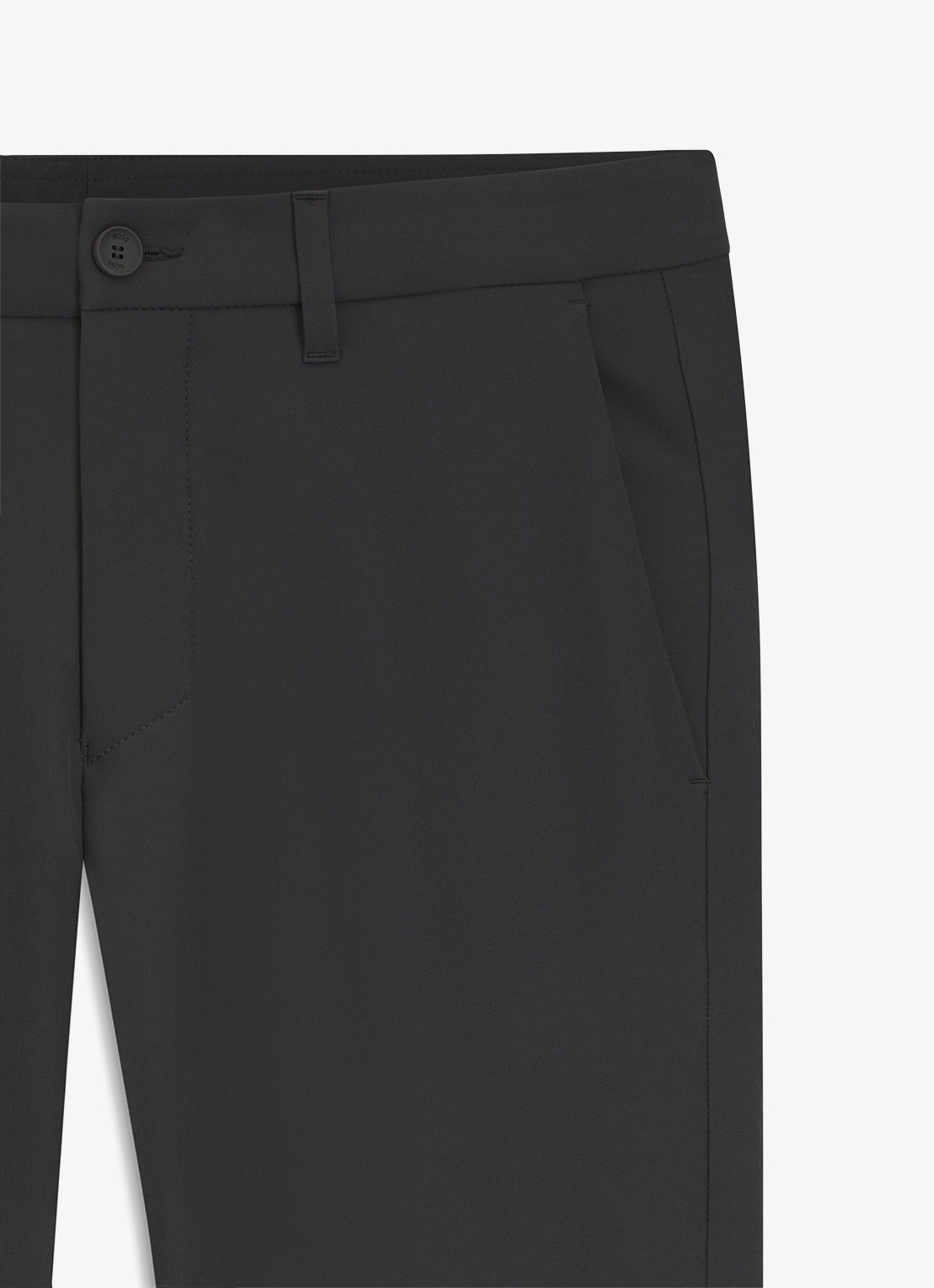 BOSS Slim-fit broek van waterafstotend stretchmateriaal - detail 2 dark grey-027 / grijs