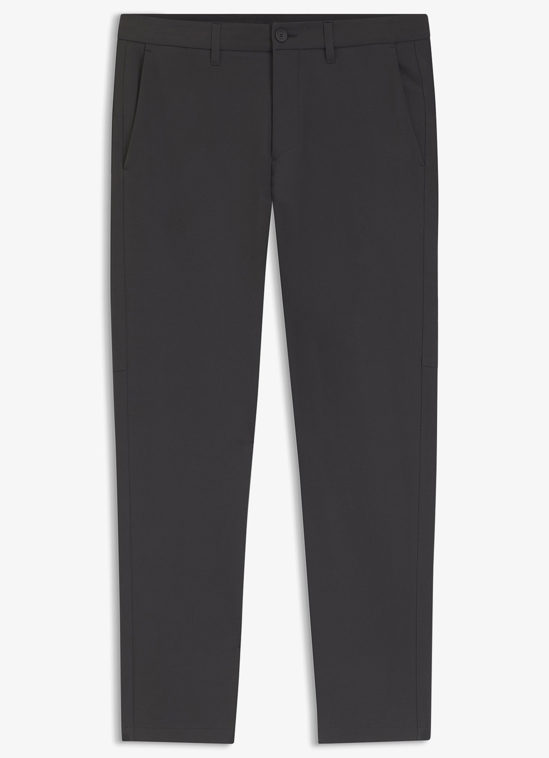 BOSS Slim-fit broek van waterafstotend stretchmateriaal - voorkant 4 dark grey-027 / grijs