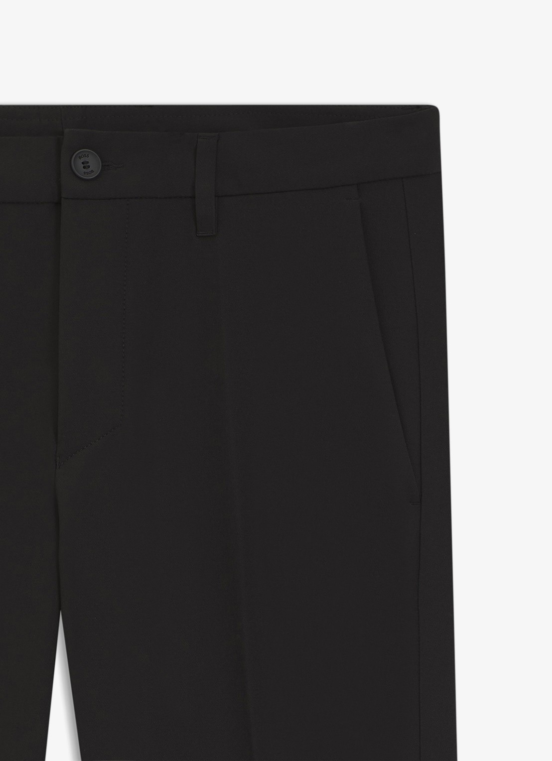 BOSS Slim-fit broek van waterafstotend stretchmateriaal - detail 6 black-001 / zwart