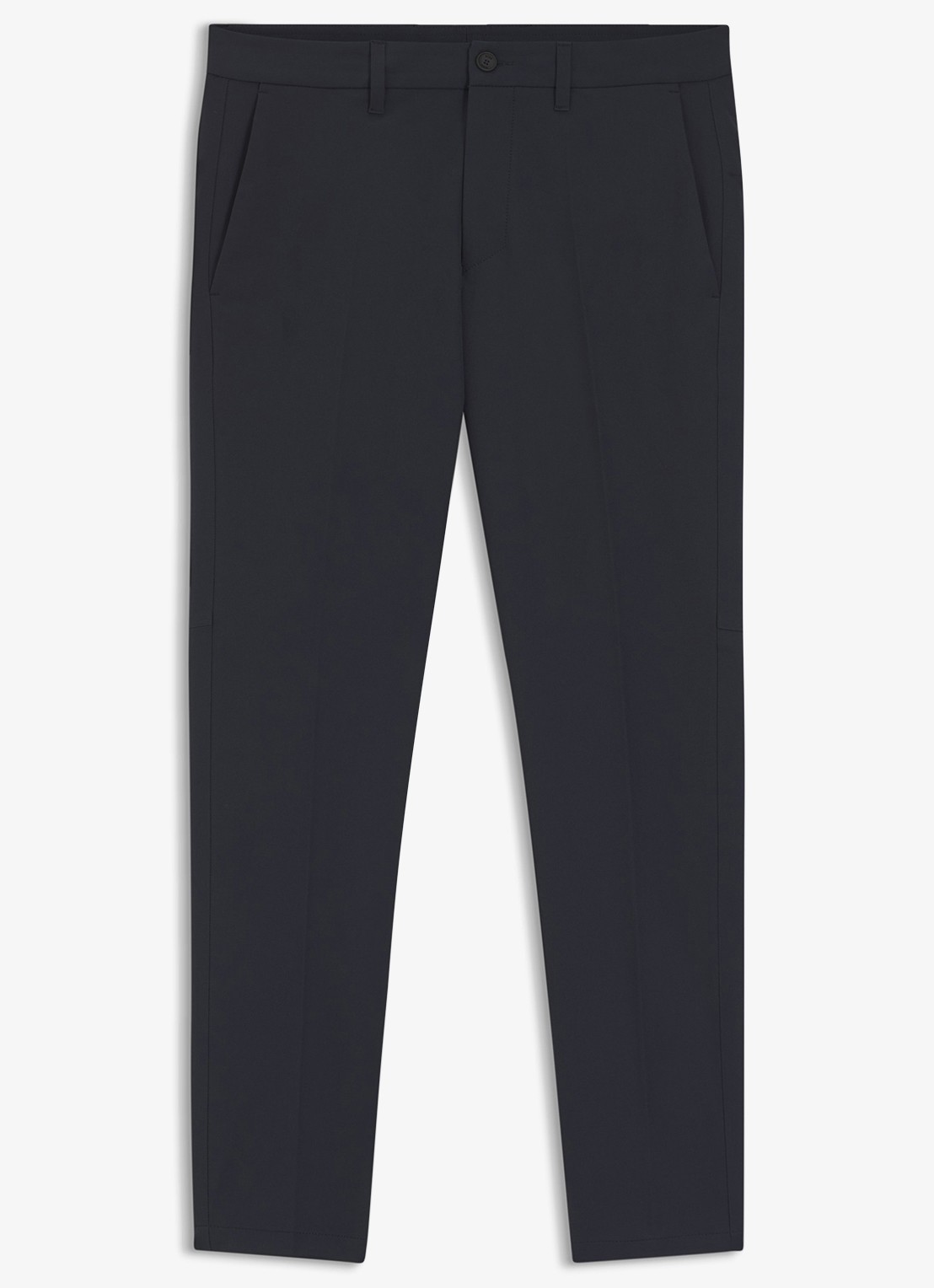 BOSS Slim-fit broek van waterafstotend stretchmateriaal - voorkant 5 dark blue-402 / blauw