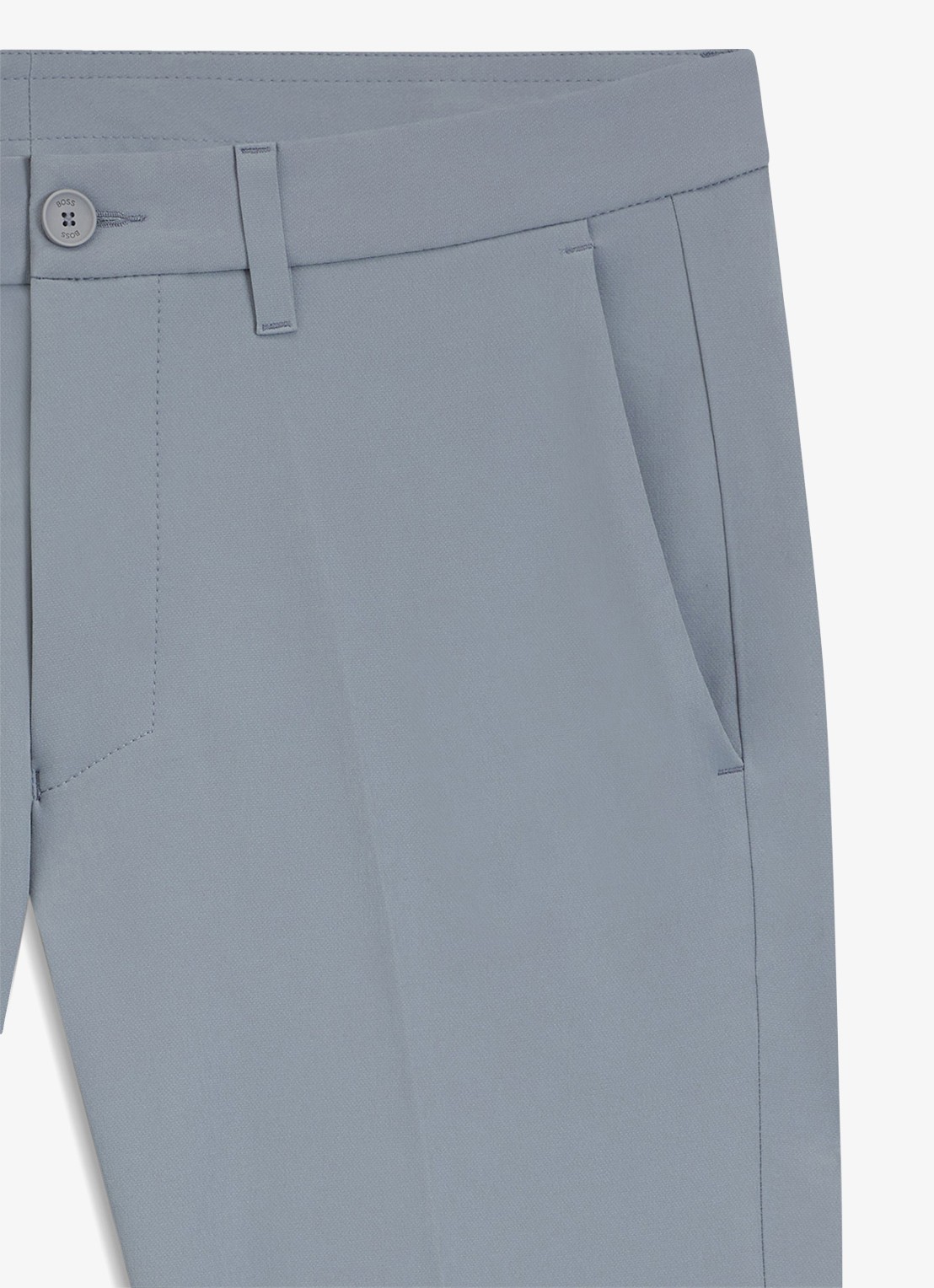 BOSS Slim-fit broek van waterafstotend stretchmateriaal - detail 4 dark grey-026 / grijs