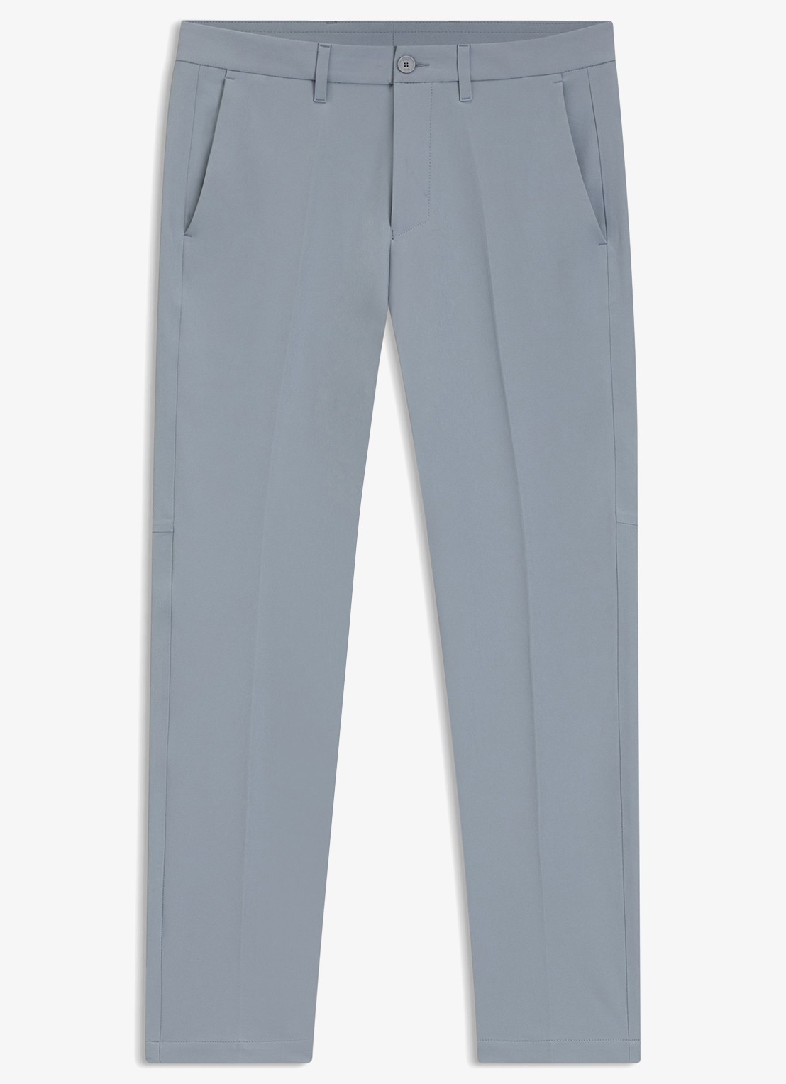 BOSS Slim-fit broek van waterafstotend stretchmateriaal - voorkant 5 dark grey-026 / grijs