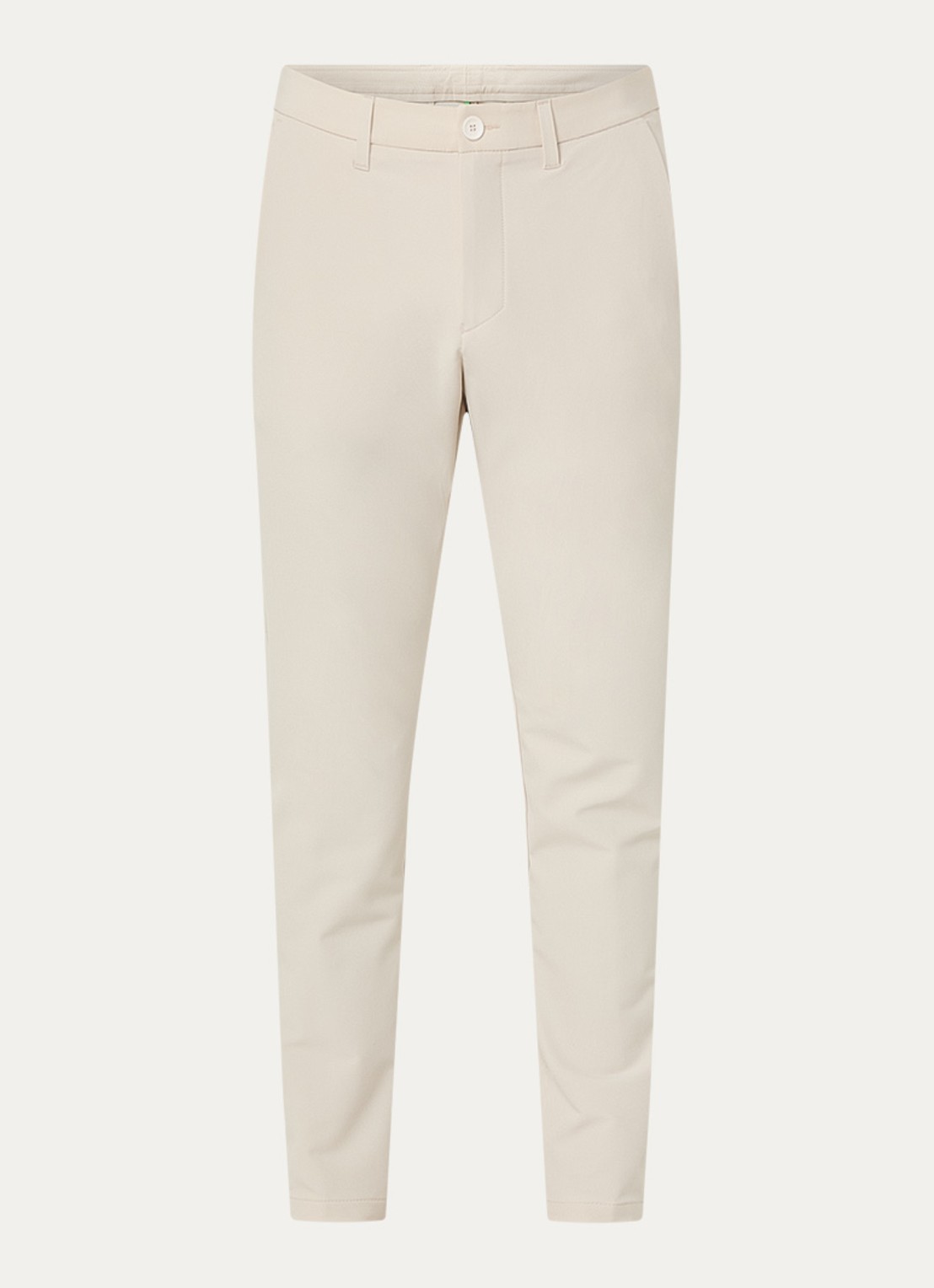 BOSS Slim-fit broek van waterafstotend stretchmateriaal - voorkant open white-131 / wit