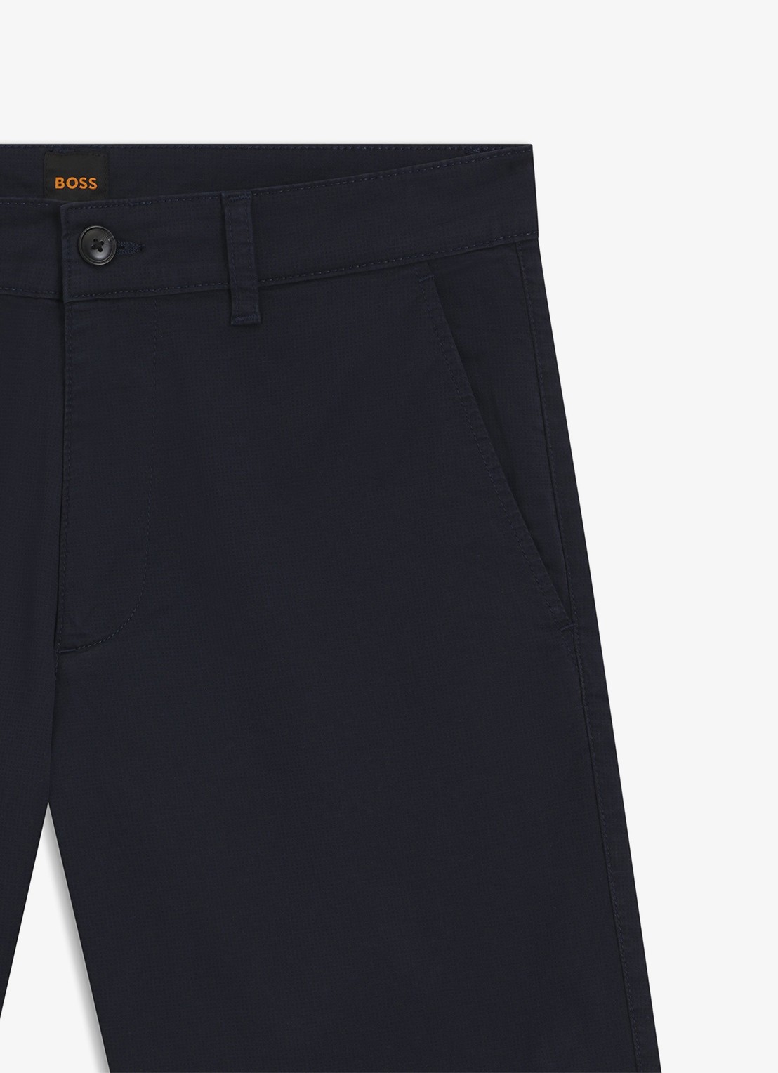 BOSS Slim fit chino met steekzakken - detail 5 dark blue-403 / blauw
