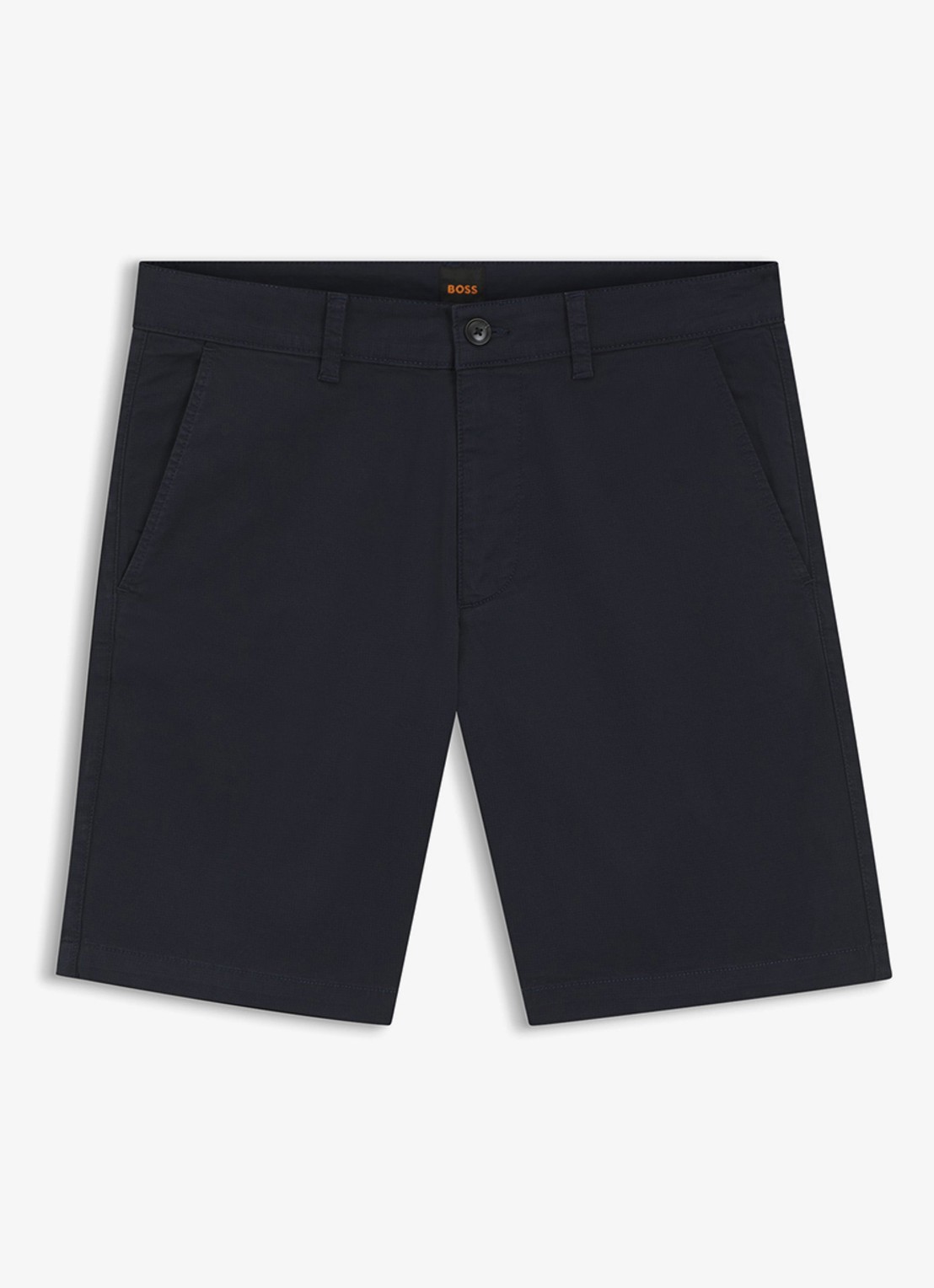 BOSS Slim fit chino met steekzakken - voorkant dark blue-403 / blauw