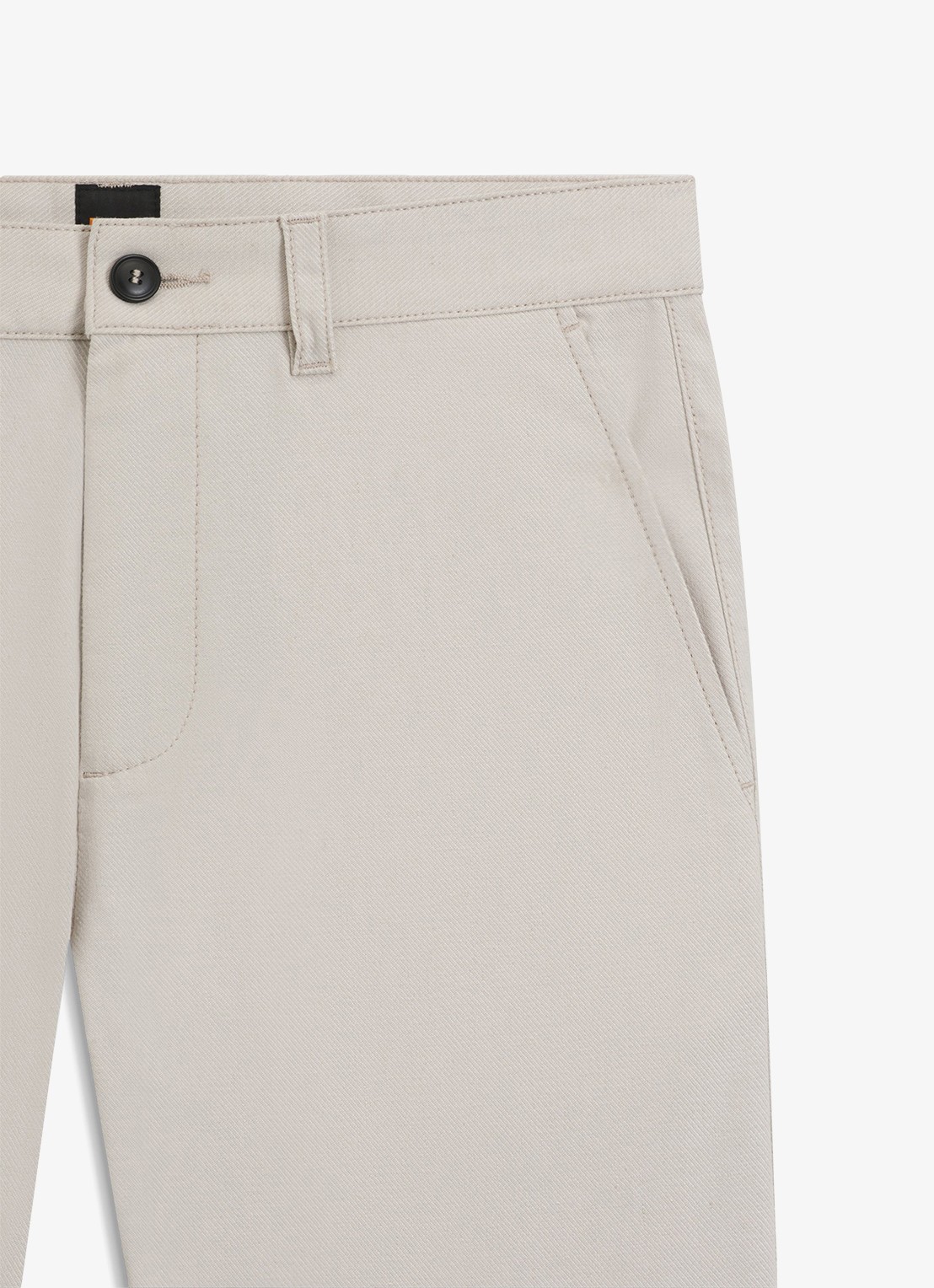 BOSS Slim fit chino met steekzakken - detail 5 beige