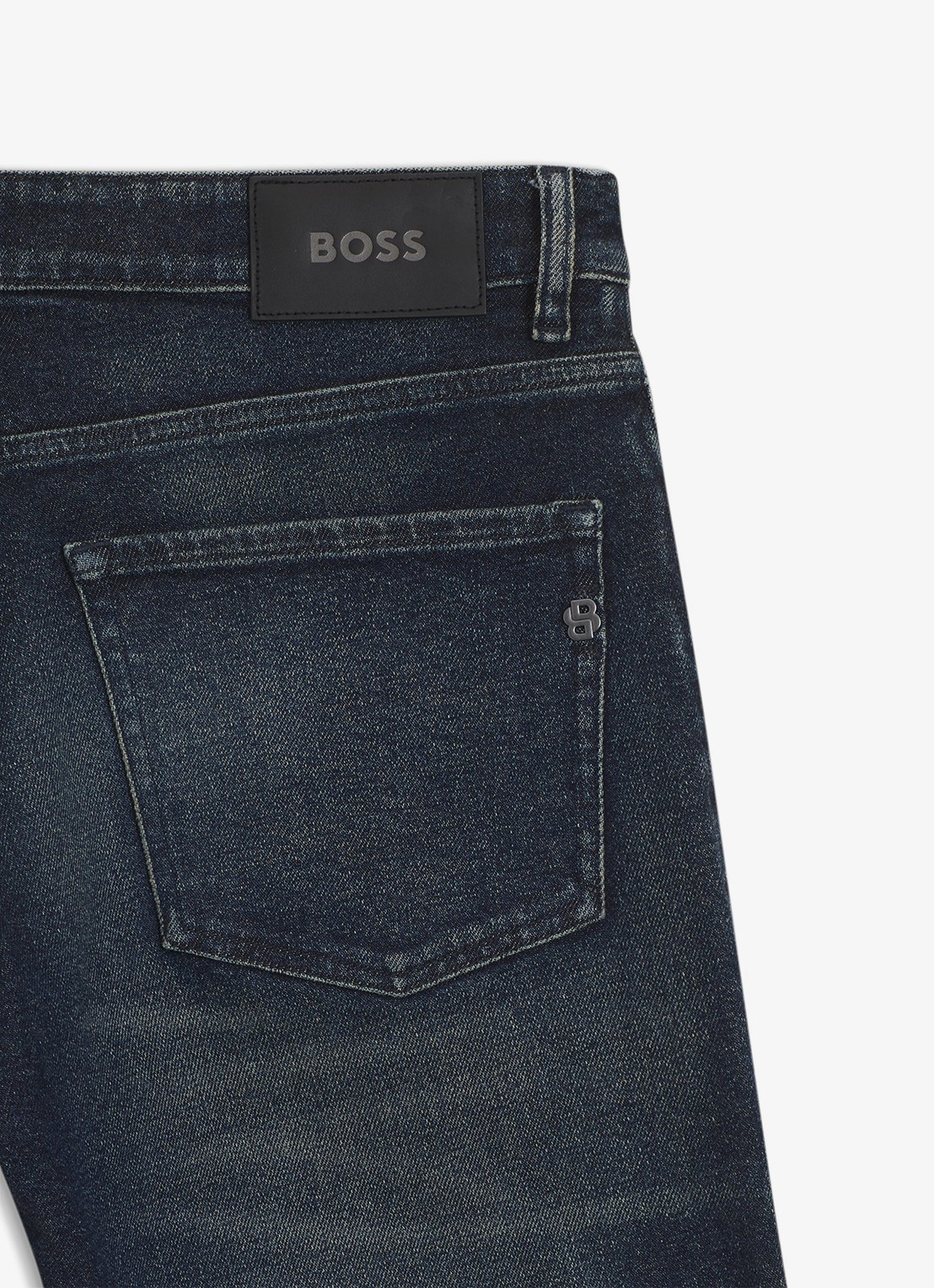 BOSS Slim fit jeans in katoenblend - detail 6 denim