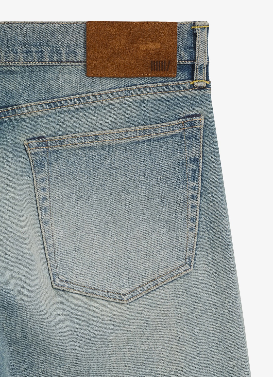 BOSS Slim fit jeans met stretch en medium wassing - detail 6 turquoise/aqua-443 / blauw