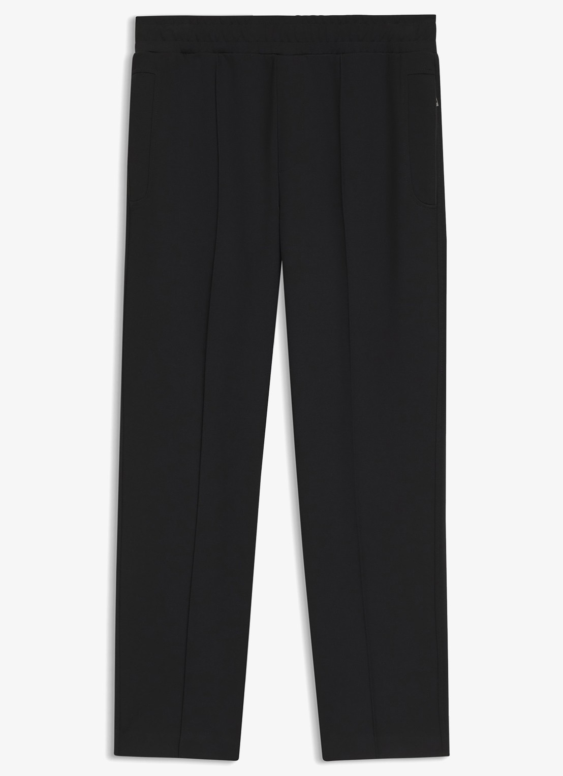 BOSS Slim fit pantalon met steekzakken  - detail 4 zwart