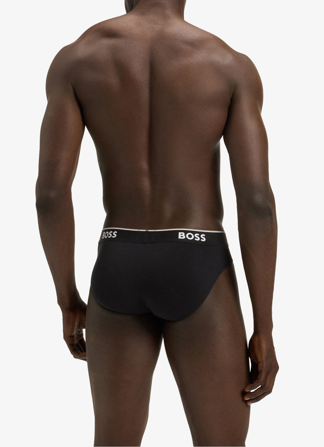 BOSS Slip met logoband in 3-pack - achterkant 3 zwart