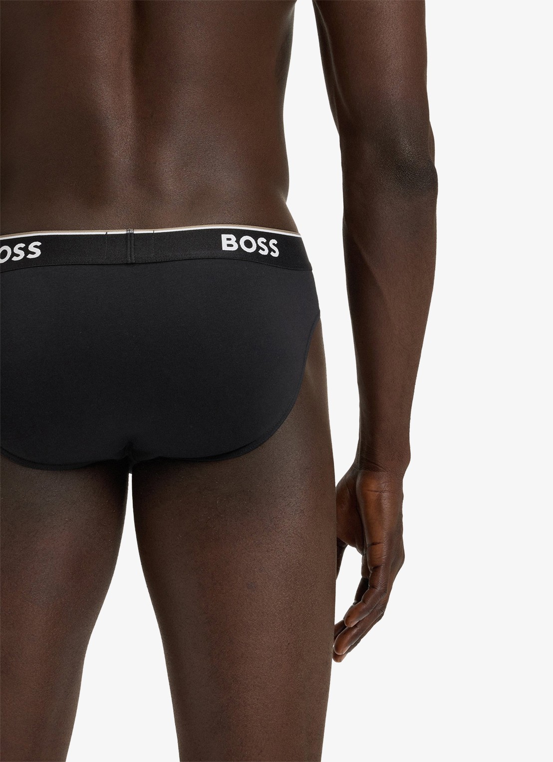 BOSS Slip met logoband in 3-pack - detail 2 zwart