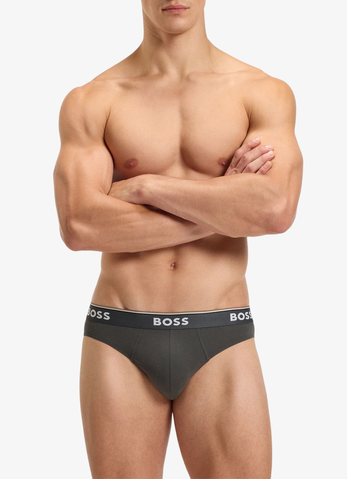 BOSS Slip met logoband in 3-pack - detail 3 blauw