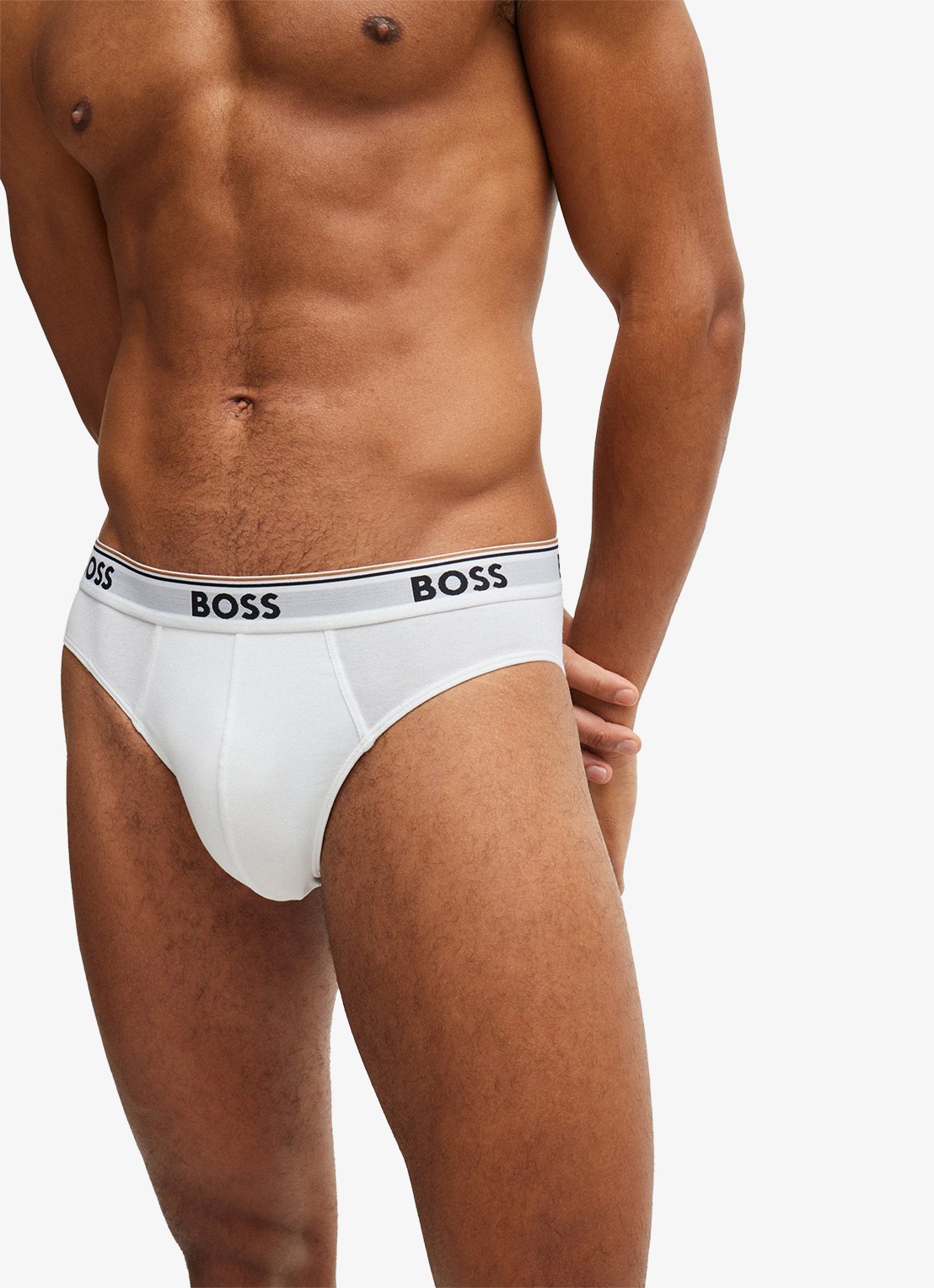 BOSS Slip met logoband in 3-pack - detail 2 wit
