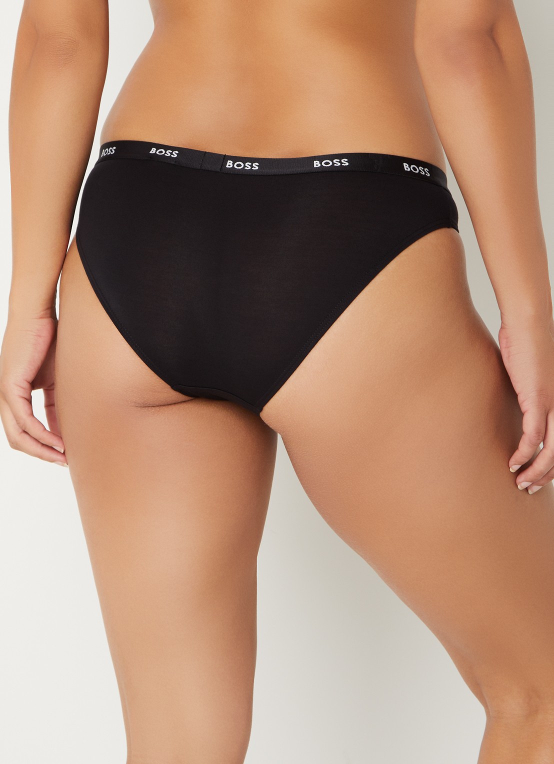 BOSS Slip met logoband - achterkant 5 zwart