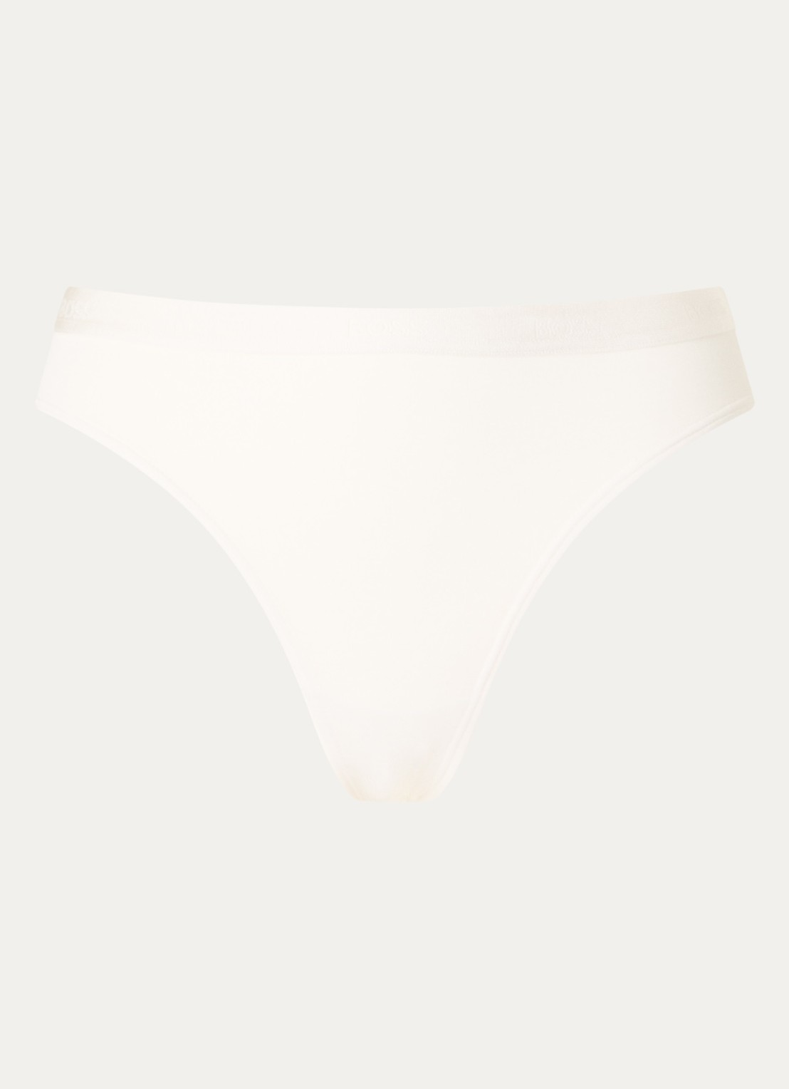 BOSS Slip met logoband - voorkant 2 gebroken wit
