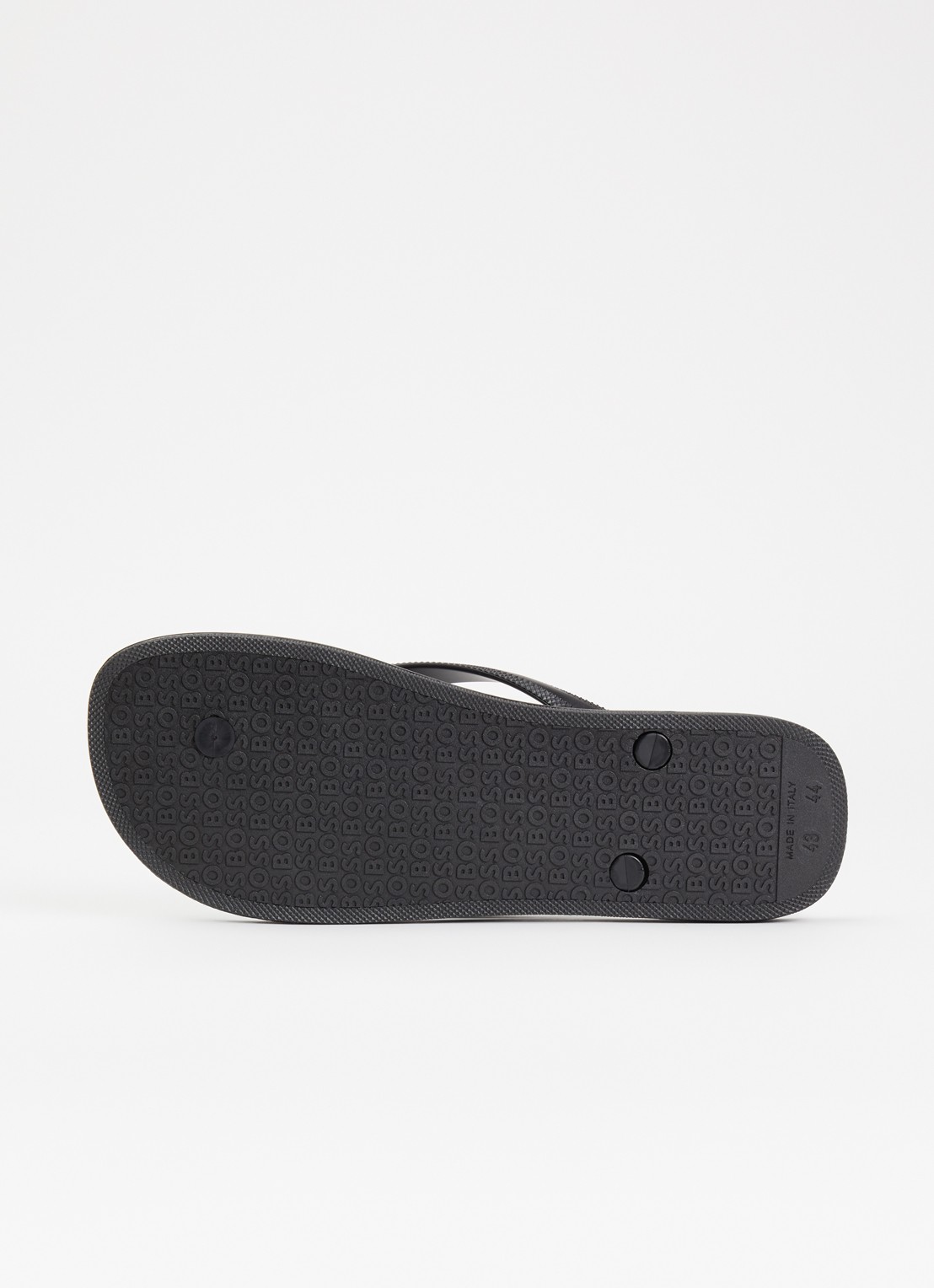 BOSS Slipper met logo - detail 5 zwart