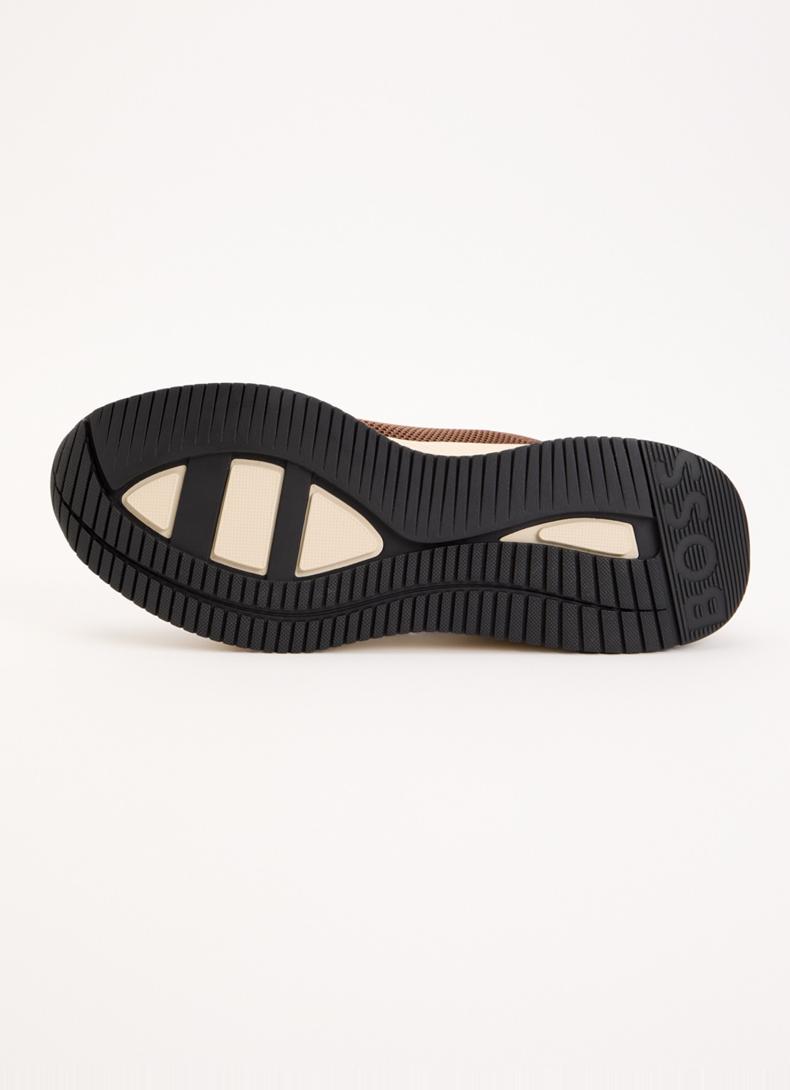 BOSS Sneaker met gebreid bovenwerk - detail 5 bruin