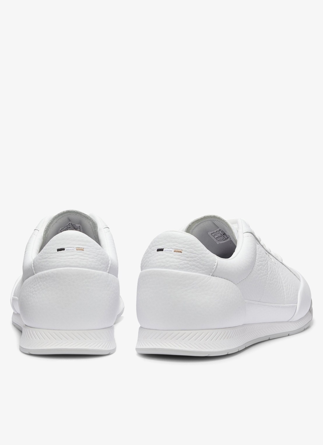 BOSS Sneaker met logo - achterkant 2 gebroken wit