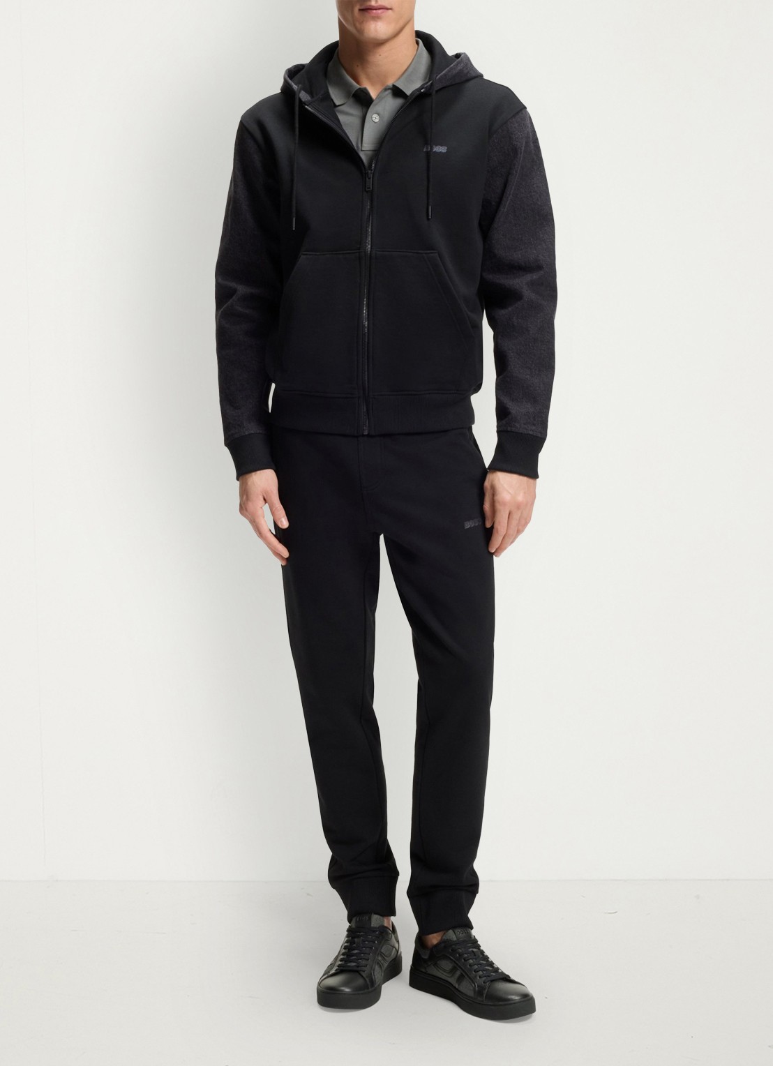 BOSS Sneaker met logo - detail 5 zwart