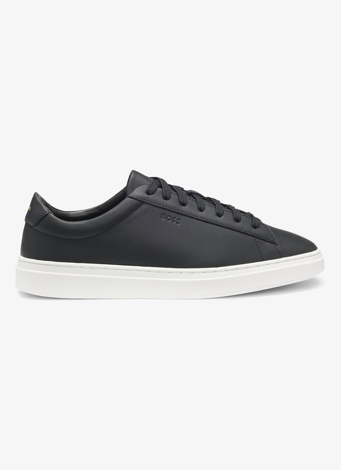 BOSS Sneaker van leer - detail 4 zwart