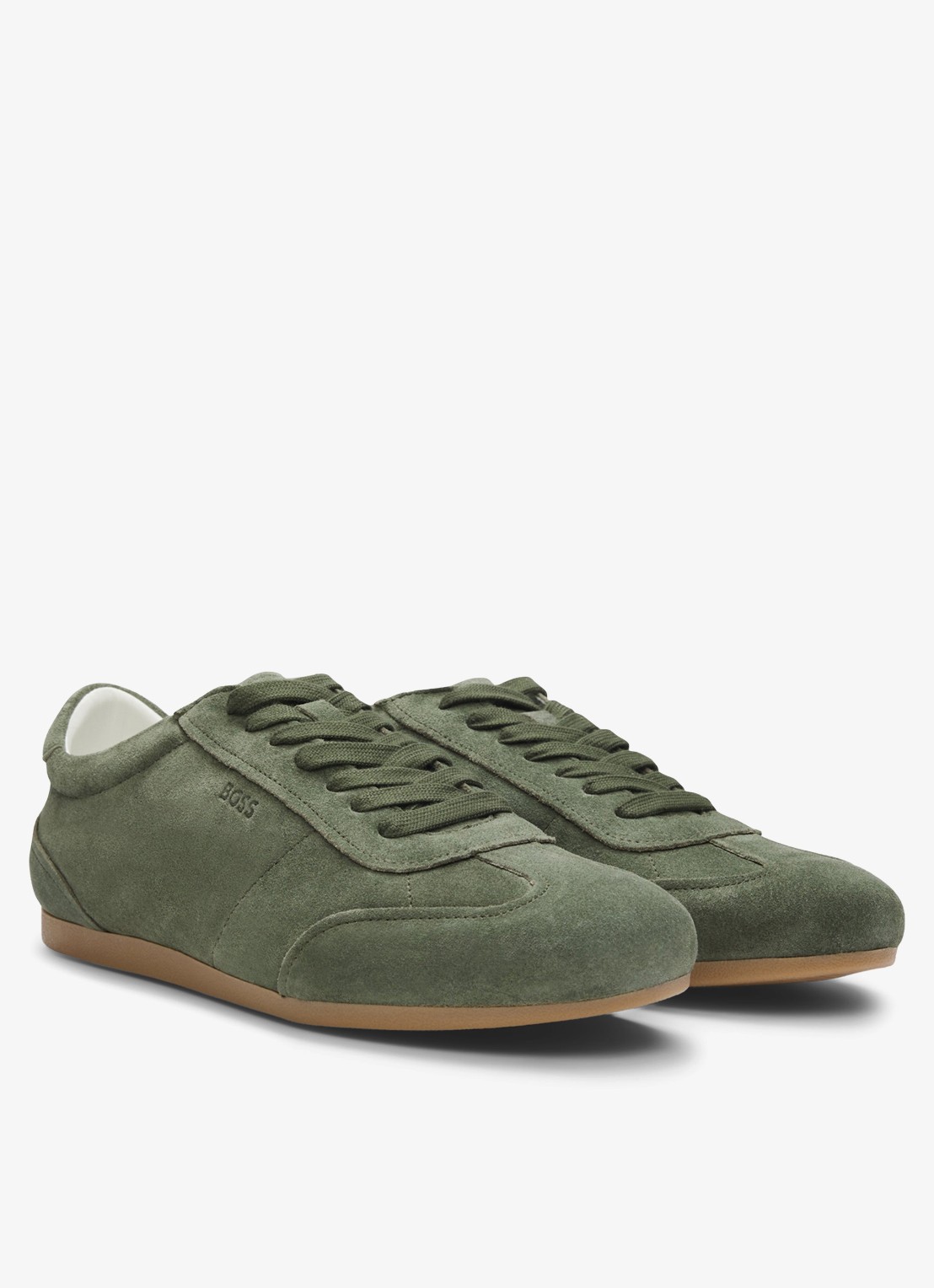 BOSS Sneaker van suède - detail 7 groen