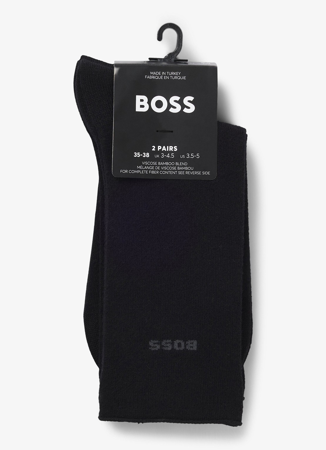 BOSS Sokken in 2-pack - achterkant 2 zwart