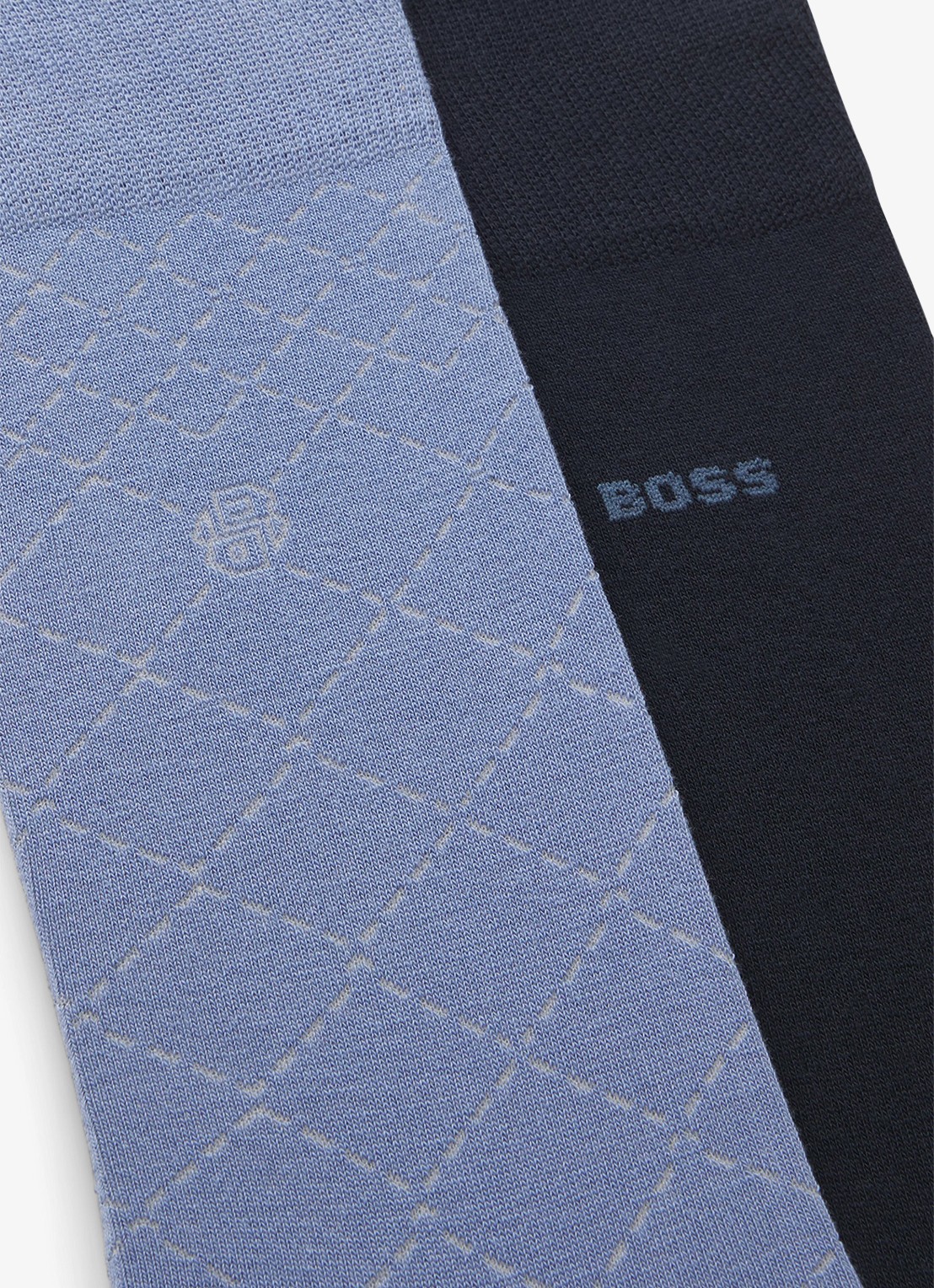 BOSS Sokken in katoenblend in 2-pack - detail 2 donkerblauw