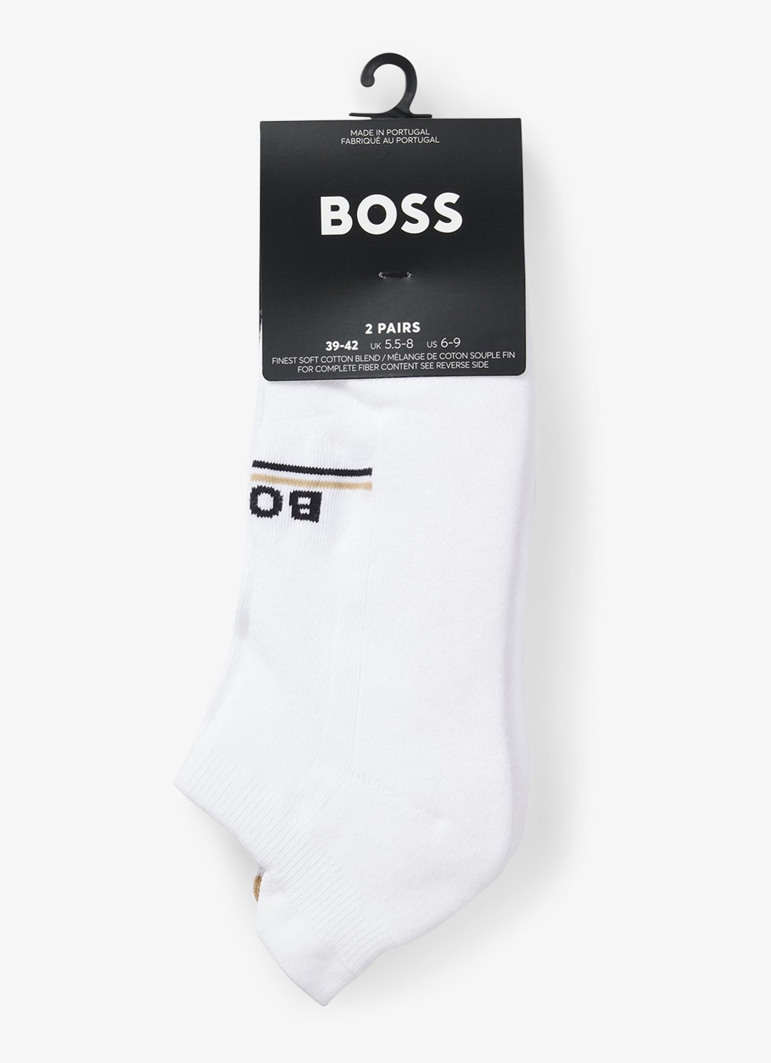 BOSS Sokken in katoenblend in 2-pack - achterkant 2 wit