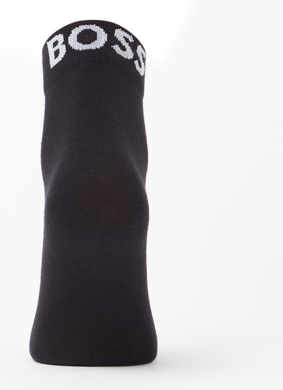 BOSS Sokken met logo in 2-pack - voorkant 2 black-001 / zwart