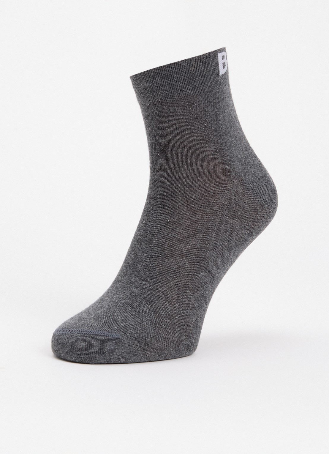 BOSS Sokken met logo in 2-pack - detail medium grey-031 / grijs