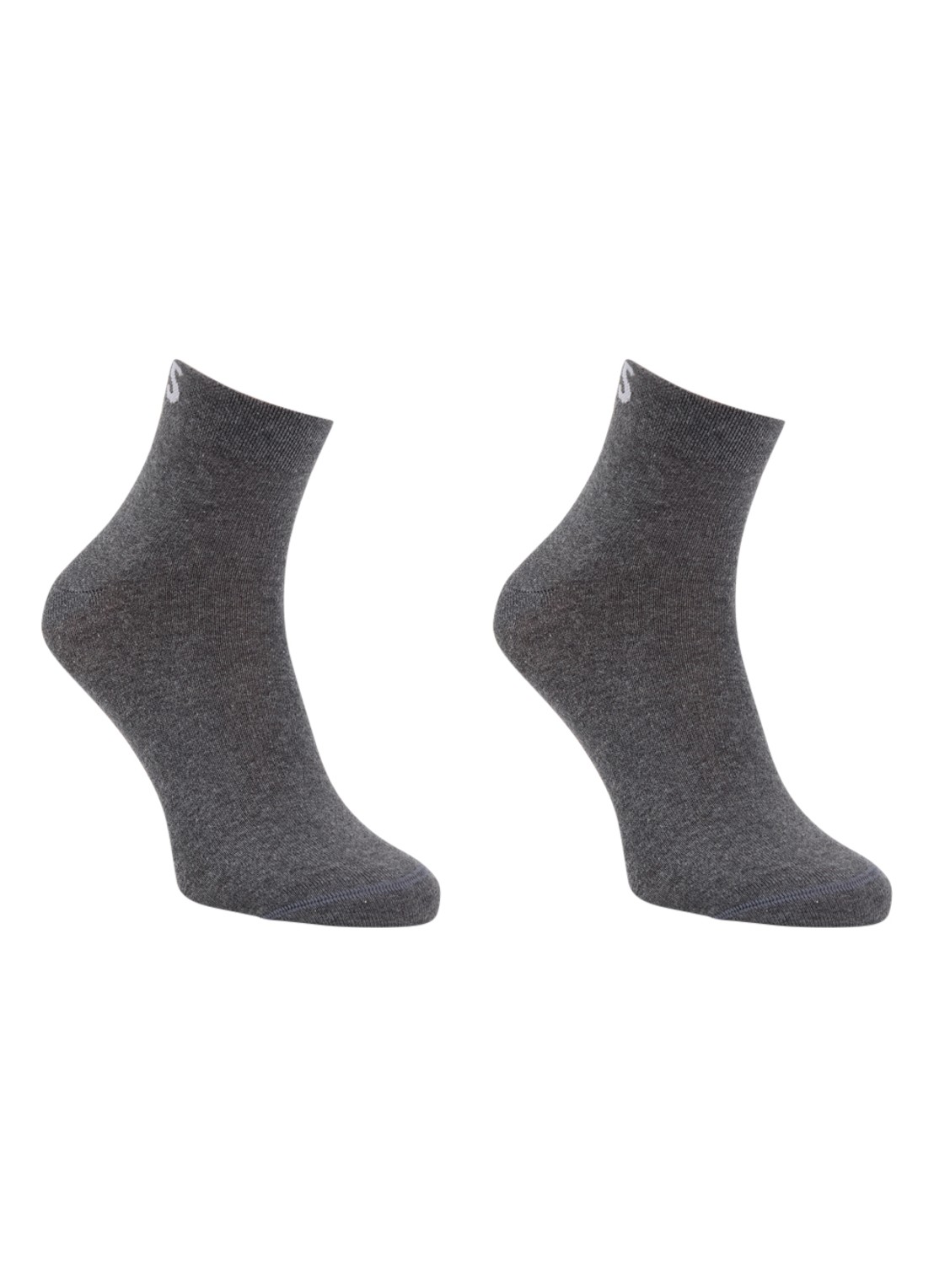 BOSS Sokken met logo in 2-pack - voorkant 2 medium grey-031 / grijs