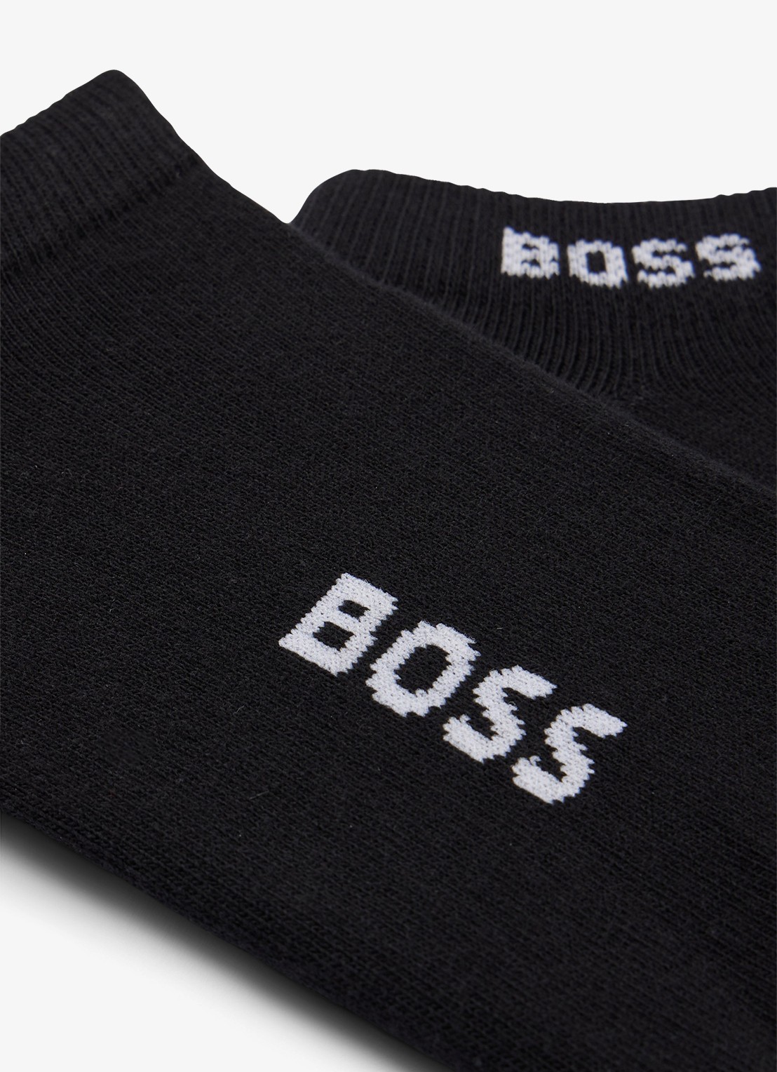 BOSS Sokken met logo in 2-pack - detail zwart