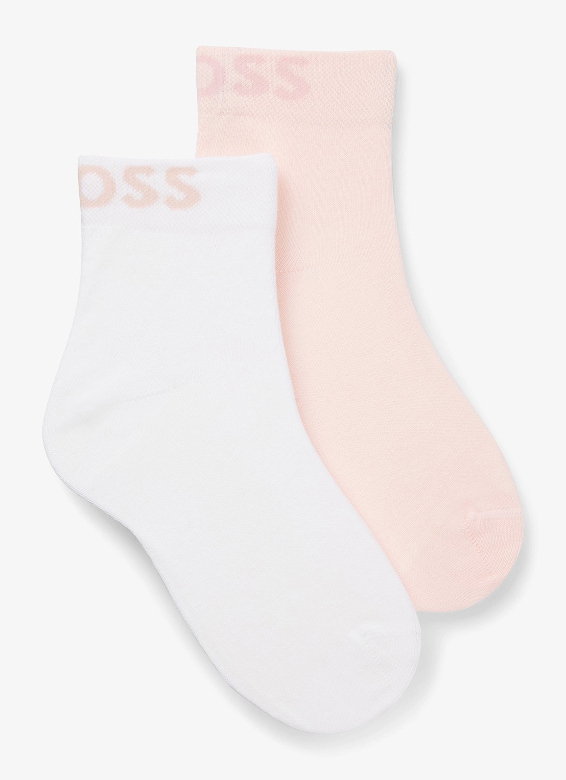 BOSS Sokken met logo in 2-pack - voorkant light/pastel pink-681 / roze