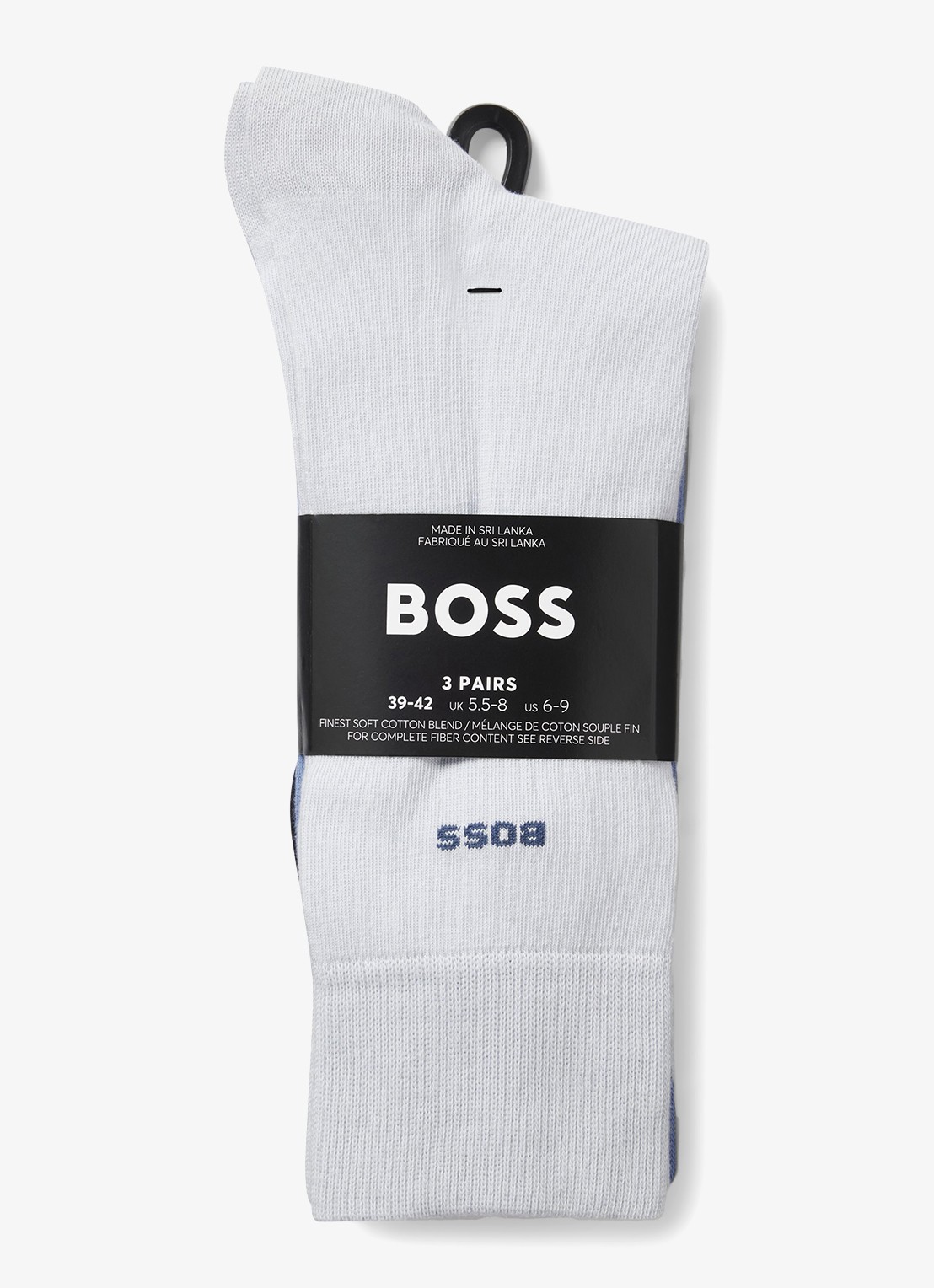 BOSS Sokken met logo in 3-pack - detail 2 donkerblauw