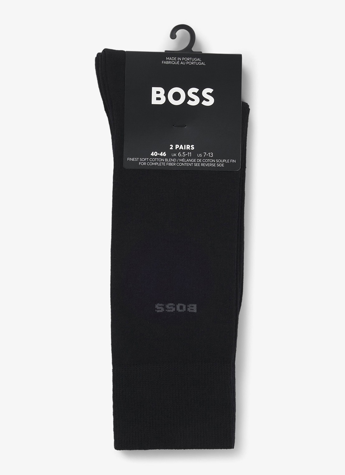 BOSS Sokken met logo - voorkant 3 zwart