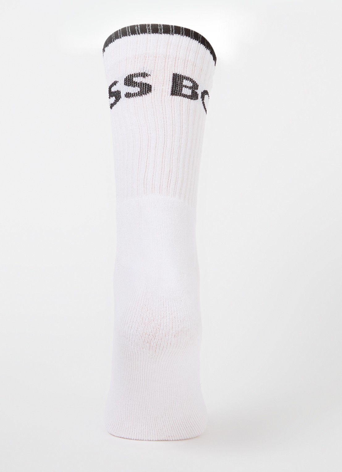 BOSS Sportsokken met logo in 6-pack - voorkant 2 wit