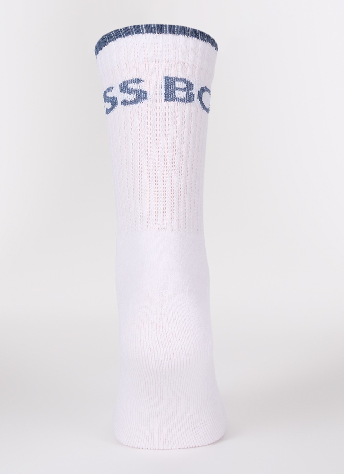 BOSS Sportsokken met logo in 6-pack - voorkant 2 blauw