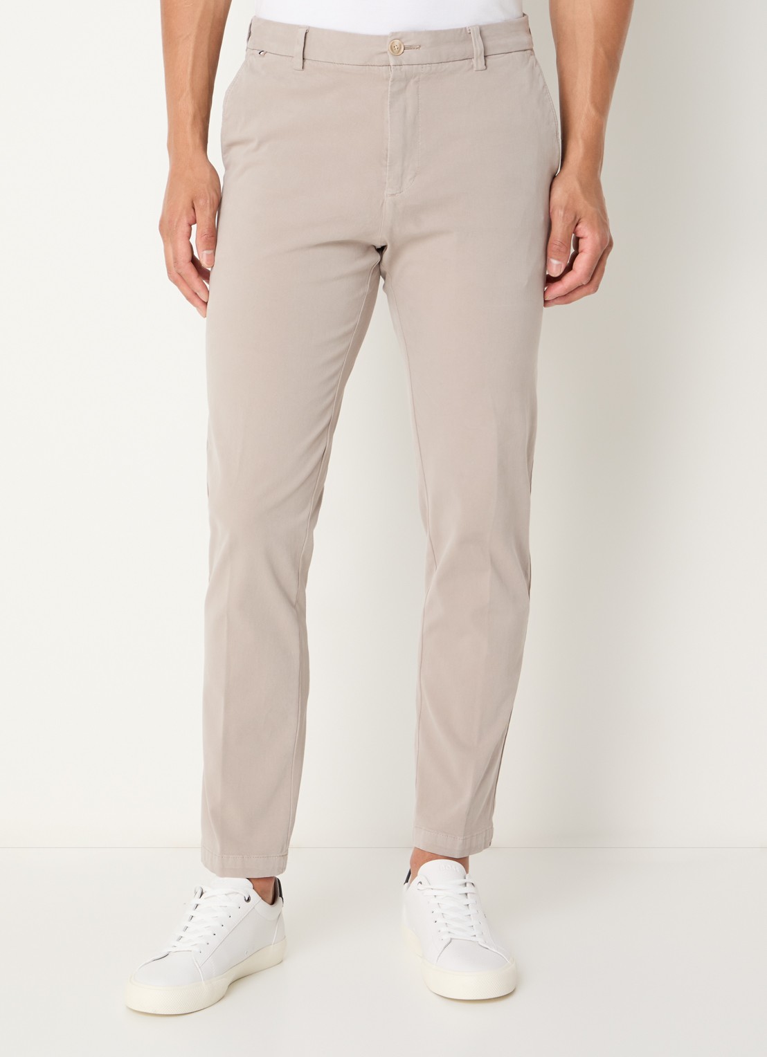 BOSS Straight fit chino met stretch - detail 3 open beige-294 / beige