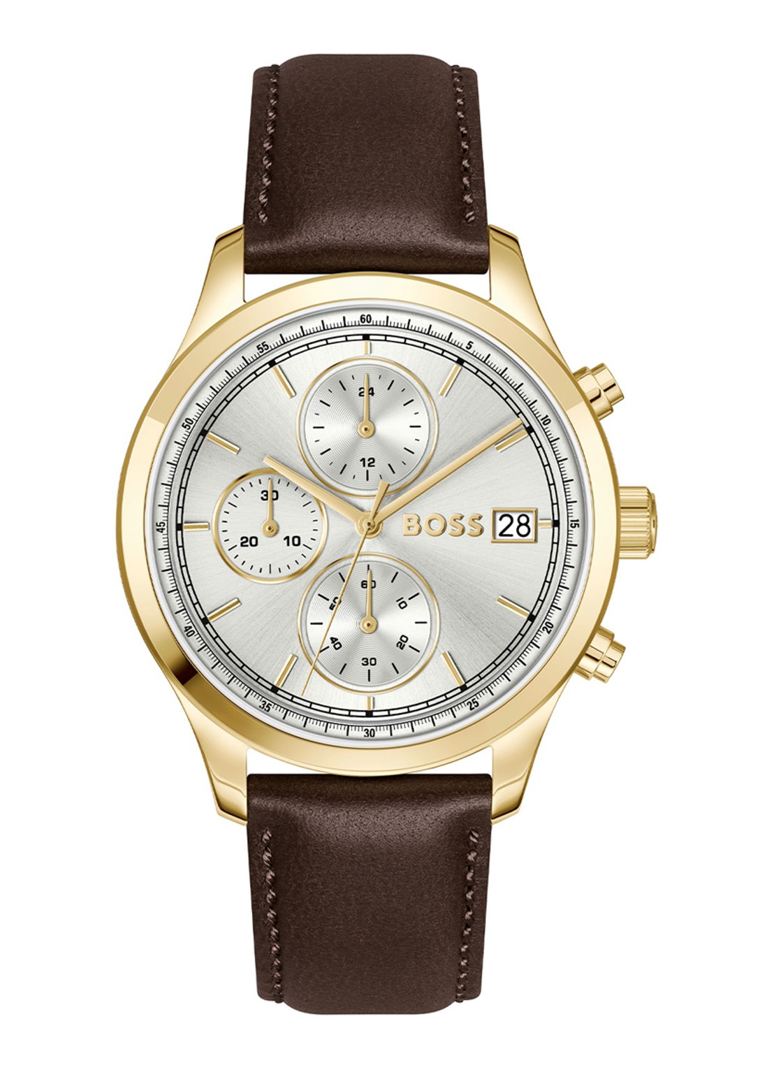 BOSS Stratus horloge HB1514327 - voorkant 3 goud