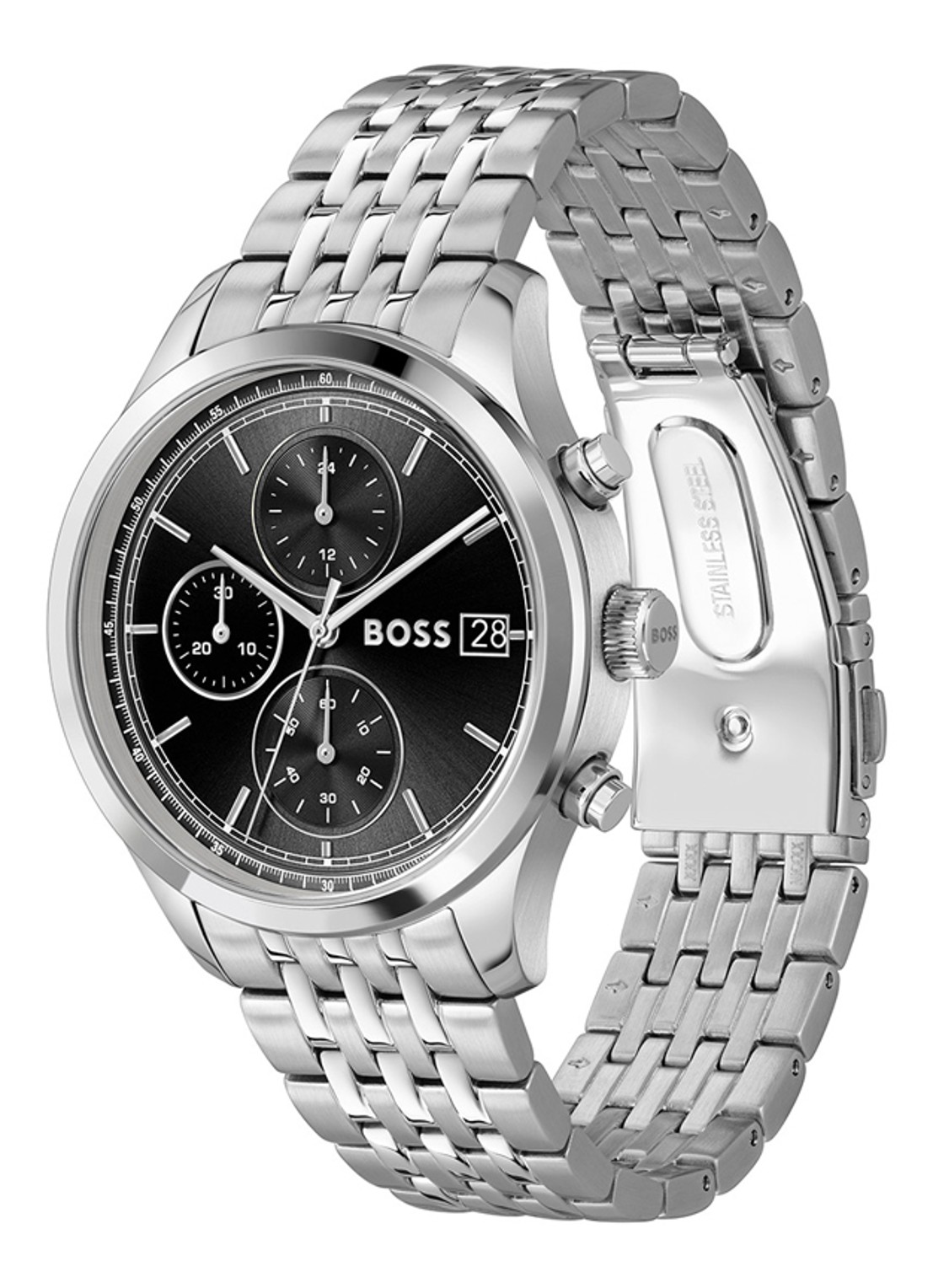 BOSS Stratus horloge HB1514328  - detail zilver