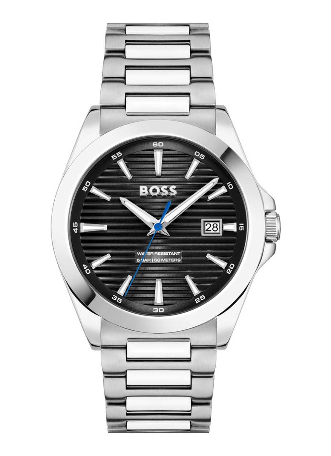 BOSS Strike horloge HB1514170  - voorkant zilver